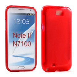 Note 2 TPU Gel Case (Red)